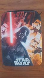 Hoes voor tablet of ipad starwars wasbaar 27x20 met rits, Ophalen of Verzenden, Zo goed als nieuw, Bescherming voor- en achterkant