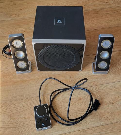 Logitech Z4 2.1 Speakerset – Krachtig geluid met subwoofer, Audio, Tv en Foto, Luidsprekers, Gebruikt, Overige typen, Minder dan 60 watt