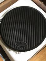 Rosle tweezijdige grillplaat 40 cm, Ophalen of Verzenden, Zo goed als nieuw