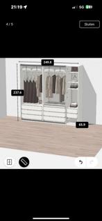 Kleding kast, Huis en Inrichting, Kasten | Kledingkasten, Ophalen of Verzenden, Zo goed als nieuw, 50 tot 75 cm, 150 tot 200 cm