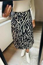 Tiger print rok Ydence nieuw, Kleding | Dames, Maat 38/40 (M), Zwart, Nieuw, Onder de knie