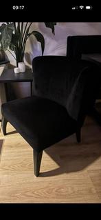 Keijser & Co fauteuil Grace all black, Ophalen, Eenpersoons, 75 tot 100 cm, Zo goed als nieuw