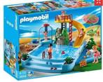 Playmobil Openluchtzwembad met glijbaan – 4858, Ophalen of Verzenden, Gebruikt, Complete set