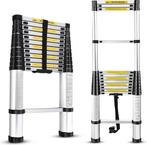 Telescopische Ladder - Telescopische Vouwladder - 2,6m, Doe-het-zelf en Verbouw, Ladders en Trappen, Outbee, Nieuw, Ophalen of Verzenden