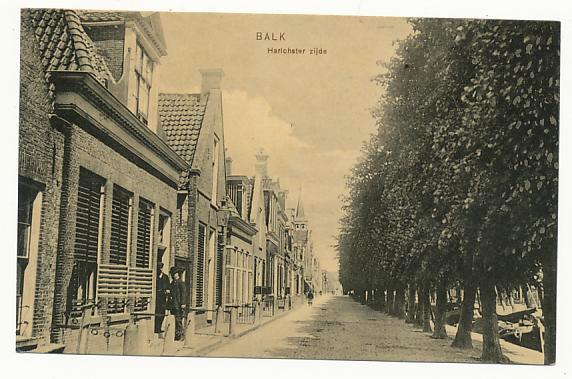 Balk   Harichster zijde, Verzamelen, Ansichtkaarten | Nederland, Gelopen, Friesland, Voor 1920, Ophalen of Verzenden