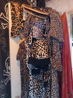 Panterprint, patty Brard, carnavalskleding maat M, Ophalen of Verzenden, Zo goed als nieuw