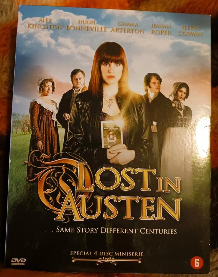 Lost in Austen met Hugh Bonneville, Cd's en Dvd's, Dvd's | Tv en Series, Zo goed als nieuw, Drama, Boxset, Alle leeftijden, Ophalen of Verzenden