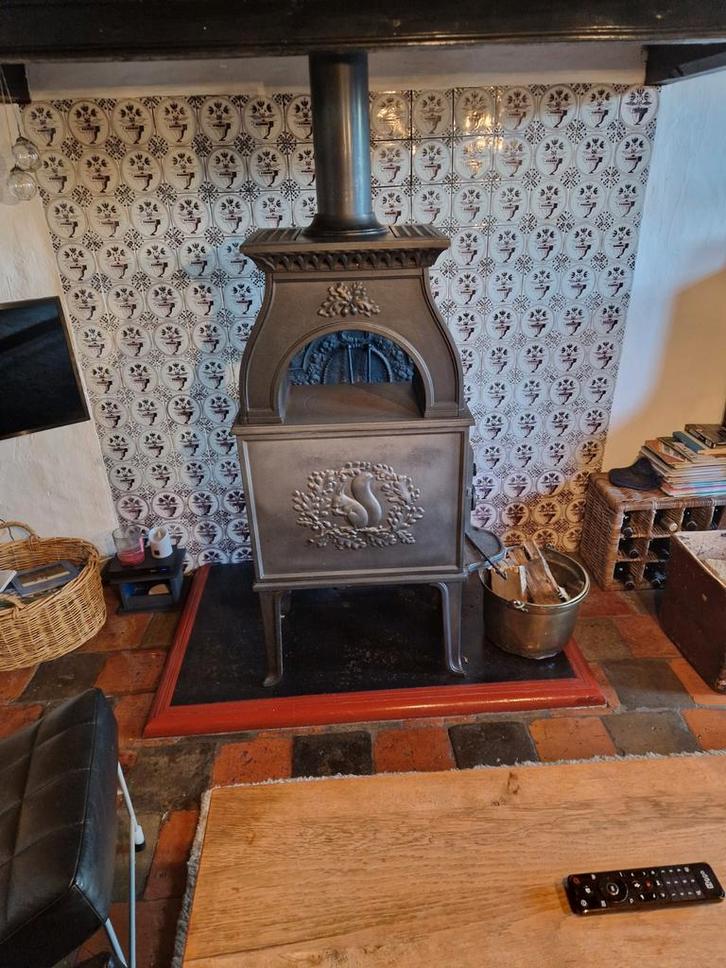 Morso Houtkachel in Goede Staat, Huis en Inrichting, Kachels, Gebruikt, Vrijstaand, Houtkachel, Hout, Ophalen of Verzenden