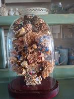 Antieke ovale stolp met latoenkoper boeket, Ophalen