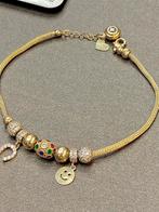 14k Gouden Bedel Armband, Nieuw, Ophalen of Verzenden, Met bedels of kralen, Goud
