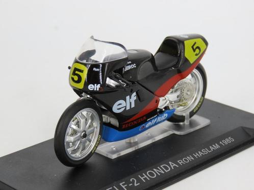 6759: Elf-2 Honda - Ron Haslam - 1985 - Atlas 1:24, Hobby en Vrije tijd, Modelauto's | 1:24, Zo goed als nieuw, Motor, Overige merken