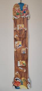 Vintage kerstkaartenhouder bosdieren, konijn, wasbeer, muis, Ophalen of Verzenden, Zo goed als nieuw