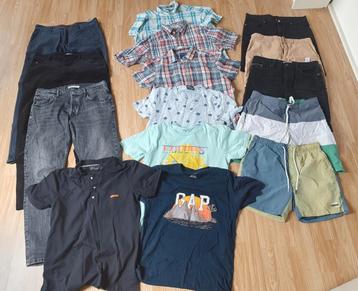 Kledingpakket Maat M - 15 stuks broeken en shirts beschikbaar voor biedingen