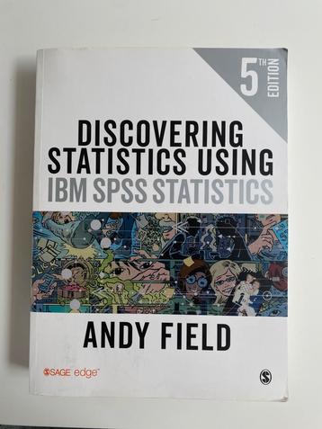 Discovering Statistics Andy Field 5th edition beschikbaar voor biedingen