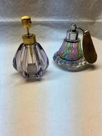 Parfumverstuivers paars glas antiek, Antiek en Kunst, Verzenden
