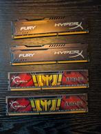 32GB DDR3 RAM - G.Skill & HyperX Fury - 1333MHz, Computers en Software, RAM geheugen, Ophalen, Gebruikt, 32 GB, DDR3