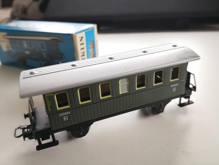 modeltrein H0 spoor, marklin blikken wagon 4040 in doosje !, Hobby en Vrije tijd, Modeltreinen | H0, Nieuw, Wagon, Gelijkstroom
