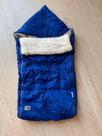 Blauwe voetenzak 92x56 cm van Monzana met teddyvoering beschikbaar voor biedingen