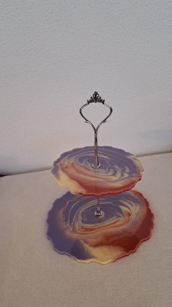 Epoxy etagère 2 lagen, Huis en Inrichting, Woonaccessoires | Etagères, Nieuw, Ophalen of Verzenden