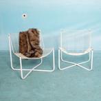 Vintage Jarpen wired lounge chair l Gammelgaard fauteuil, Minder dan 75 cm, Gebruikt, Ophalen of Verzenden, 50 tot 75 cm