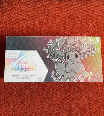 Pokemon prismatic evolutions super premium collection box beschikbaar voor biedingen