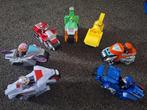 7 paw patrol motors en baan inclusief bijbehorende pups, Ophalen of Verzenden, Zo goed als nieuw