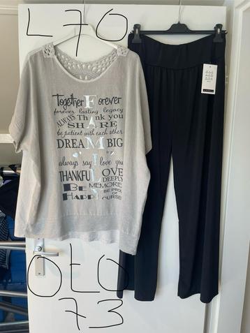 Nieuwe 2 delige set;tuniek met broek laatste set NU €35!! beschikbaar voor biedingen