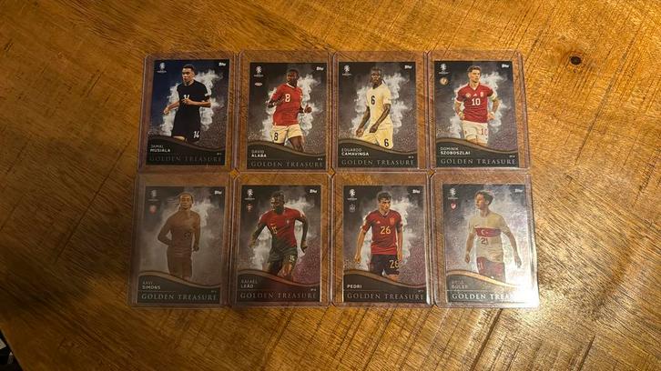 Topps Euro 2024 Match Attax Golden Treasure Set, Hobby en Vrije tijd, Stickers en Plaatjes, Nieuw, Meerdere plaatjes, Ophalen of Verzenden