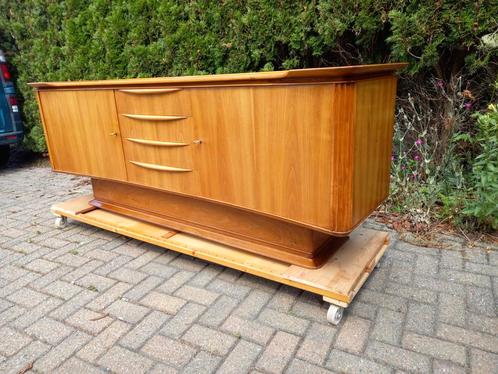 Groot retro vintage fraai lowboard wandkast, Verzamelen, Retro, Huis en Inrichting, Ophalen
