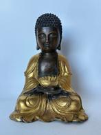 Boeddha beeld Tibet, China brons verguld, Antiek en Kunst, Kunst | Niet-Westerse kunst, Ophalen of Verzenden