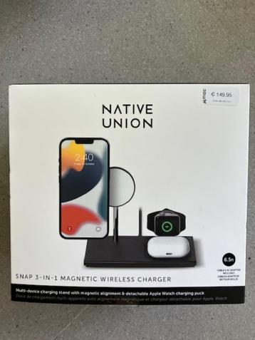 Native Union - 3 in 1 draadloze oplader beschikbaar voor biedingen