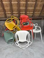 Kartell Masters stapelbare design stoelen, Huis en Inrichting, Stoelen, Kunststof, Wit, Zo goed als nieuw, Vijf, Zes of meer stoelen