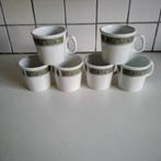 6 royal doulton mokken steelite marina, Ophalen of Verzenden, Zo goed als nieuw, Overige stijlen, Kop(pen) en/of Schotel(s)