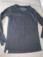 Vingino shirt longsleeve m tshirt zwart zwarte 134 140, Gebruikt, Verzenden, Vingino, Shirt of Longsleeve