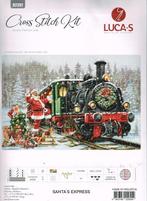 Cado luca groot borduurpakket SANTA's express  2397, Hobby en Vrije tijd, Borduren en Borduurmachines, Ophalen of Verzenden, Nieuw