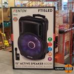 Fenton FT15LED Party Speaker Bluetooth 800W Incl Microfoon Z