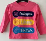 Nieuw longsleeve instagram maat 110, Ophalen of Verzenden, Nieuw, Meisje, Shirt of Longsleeve