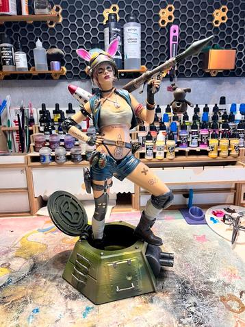 Handgeschilderd, Tankgirl figurine mini 1/6 schaal. beschikbaar voor biedingen