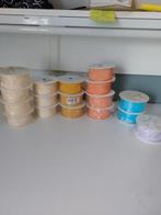 17 rollen organza sierlint. Cadeaulint, Ophalen of Verzenden, Zo goed als nieuw, Versiering, Overige