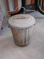 Gegalvaniseerde vuilnisbak - bloembak voor tuin of terras, Tuin en Terras, Ophalen, Tuin, Gebruikt, Rond