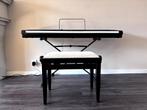 Fazley FSP-500 digitale piano zwart (statief en stoel mee), Muziek en Instrumenten, Piano's, Piano, Zo goed als nieuw, Zwart, Ophalen
