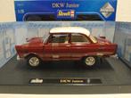 DKW Junior sedan bordeaux 1959 / 1963 Revell metal 1:18 KRD, Ophalen of Verzenden, Zo goed als nieuw, Auto, Revell