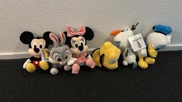 Disney Knuffels - Mickey, Minnie, Donald, Olaf beschikbaar voor biedingen