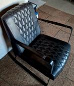 Mooie industriele fauteuil, Ophalen, Zo goed als nieuw, 50 tot 75 cm