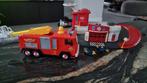 Brandweerman Sam Speelset - Brandweerkazerne & Auto, Ophalen of Verzenden, Gebruikt