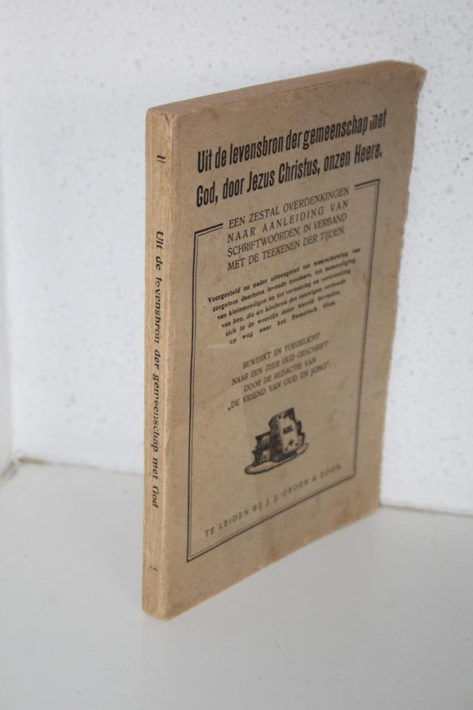 Uit de levensbron der gemeenschap met God, door Jezus, Boeken, Godsdienst en Theologie, Gelezen, Christendom | Protestants, Ophalen of Verzenden