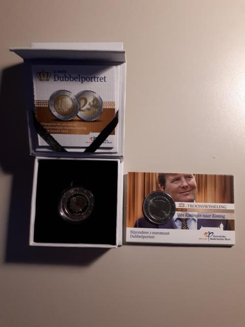 Nederland 2013: 2 Euro Dubbelportret PROOF + BU (KNM), Postzegels en Munten, Munten | Europa | Euromunten, 2 euro, Overige landen