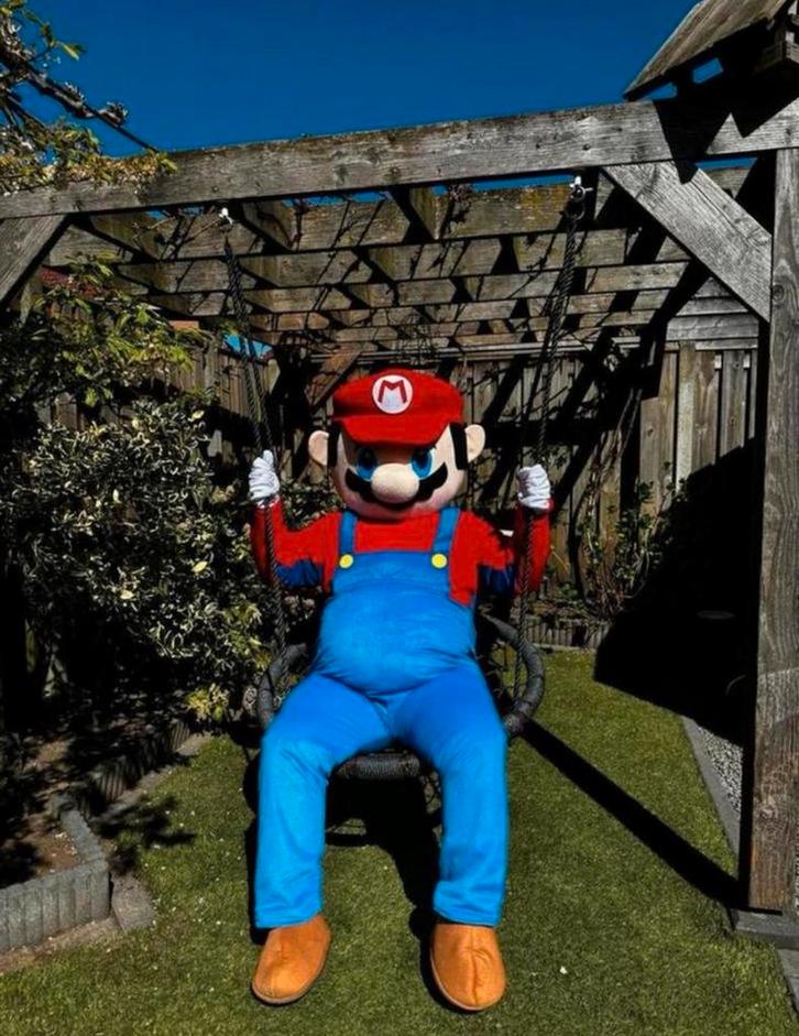 MARIO MASCOTTE ‼️, Hobby en Vrije tijd, Feestartikelen | Verhuur, Zo goed als nieuw, Verjaardag, Ophalen