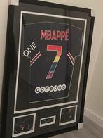 Gesigneerd en ingelijst shirt Kylian Mbappe PSG incl. Coa, Verzamelen, Sportartikelen en Voetbal, Ophalen of Verzenden, Nieuw