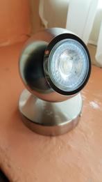 LED spot stainless steel, Metaal of Aluminium, Ophalen of Verzenden, Zo goed als nieuw, Modern